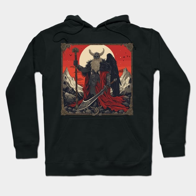 viking god Hoodie by dorapeterx